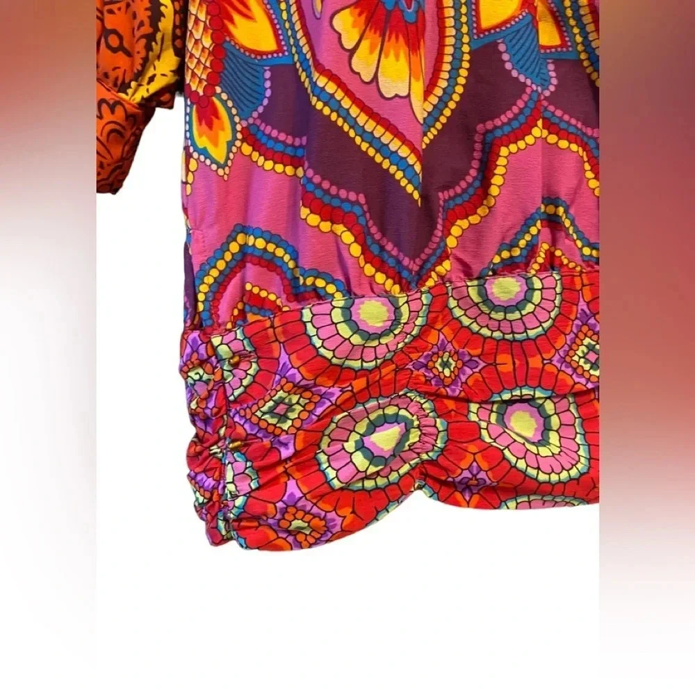 Desigual Long Line Boho Tunic Top